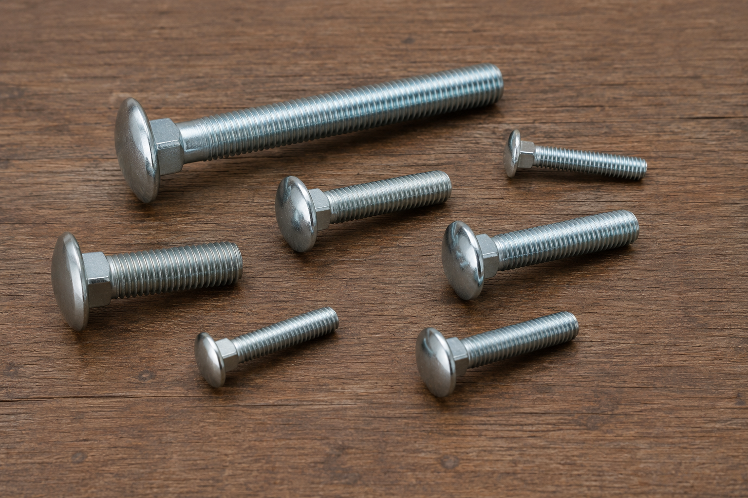 M10 x 100mm Cup Head Bolt Hot-Dip Galvanised
