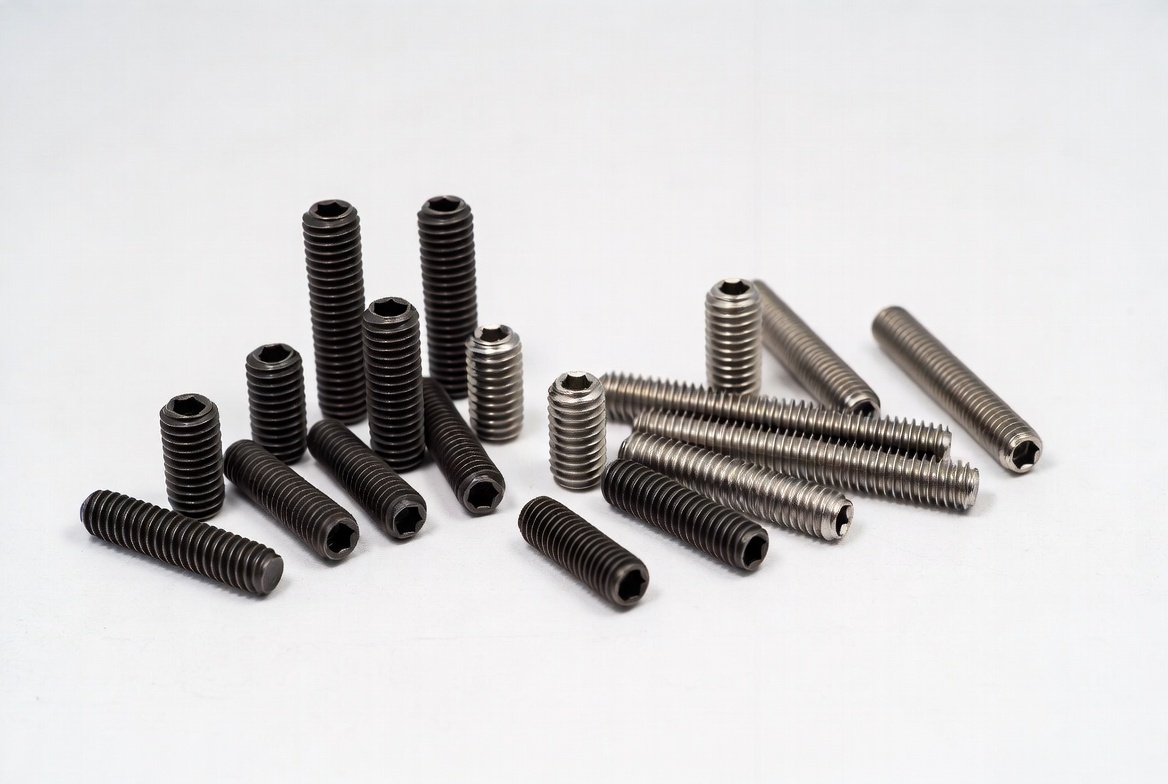 M10 x 10mm Grub Screw Cup Point Black Oxide 12.9