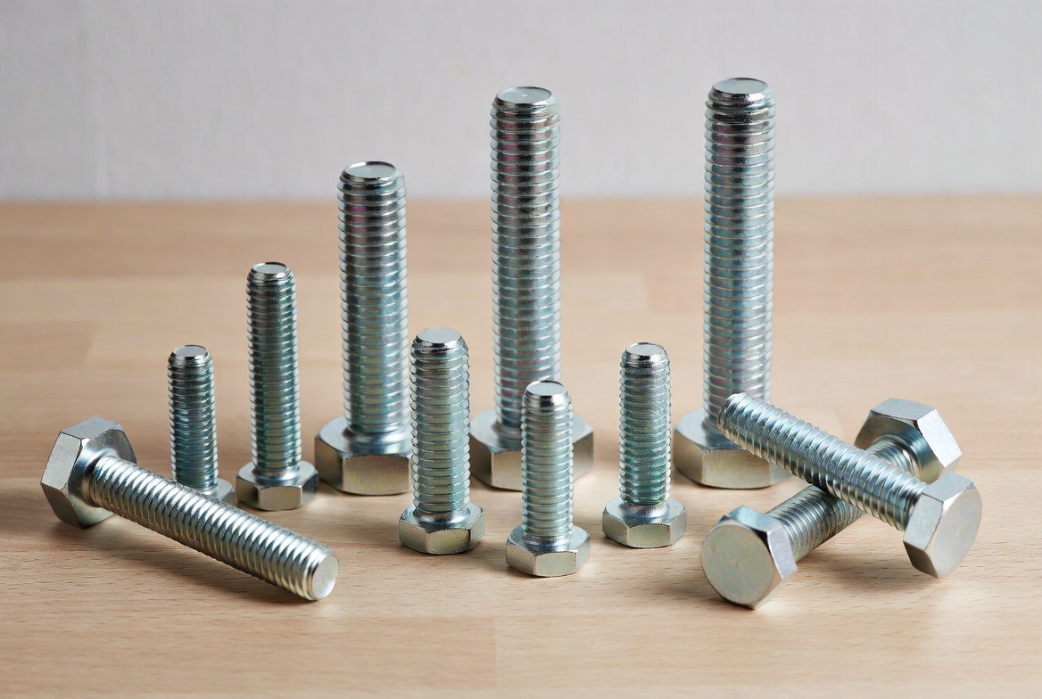 M10 x 100mm Hex Bolt Zinc Plated Class 4.6