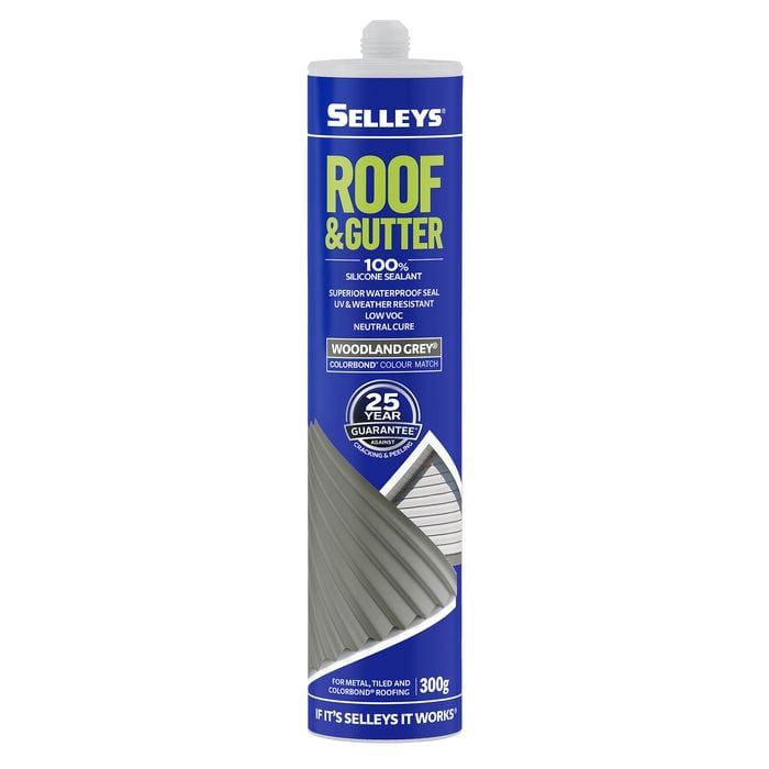 Selleys Roof and Gutter Silicone 300ml Grey