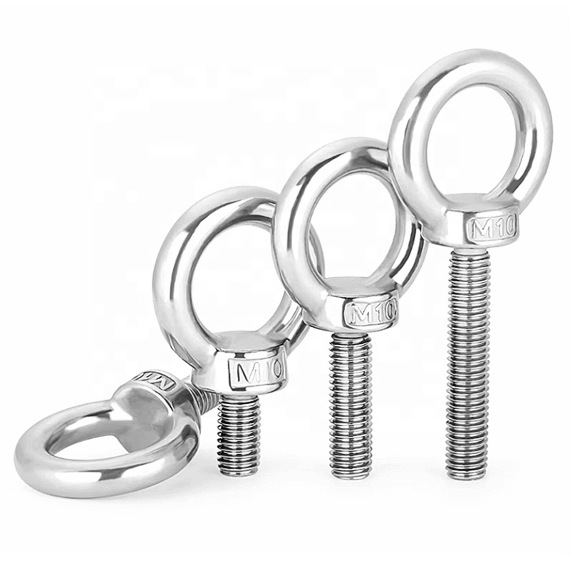 M10 x 100mm Eye Bolt Galvanised