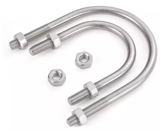 M10 U-Bolt for 25NB Pipe Galvanised